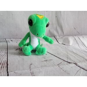 Geico Gecko Insurance Reptile Plush Lizard 5" Green Stuffed Animal